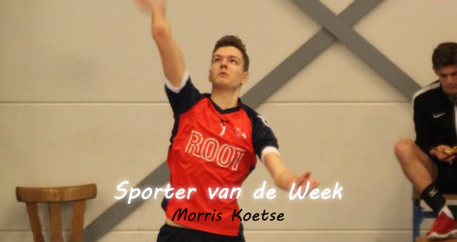 Sporter van de week - Morris Koetse