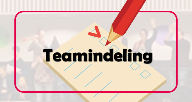 Teamindeling Dames 1 en Meiden ABC